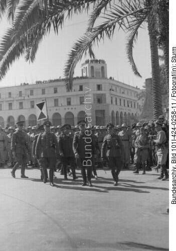 Tripolis, Ankunft DAK, Rommel