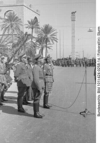 Tripolis, Ankunft DAK, Rommel
