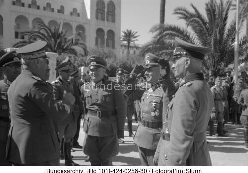 Tripolis, Ankunft DAK, Rommel
