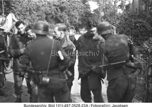 Bei Arnheim/Nymwegen, britische Gefangene