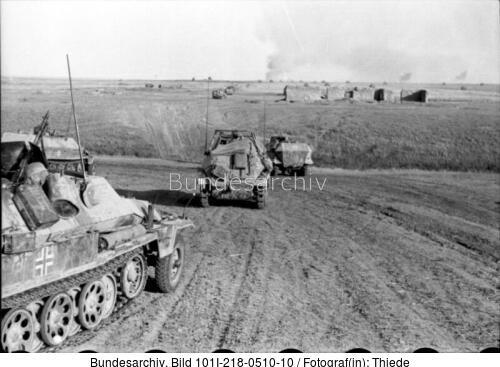 Russland-Süd, Schützenpanzer auf dem Marsch