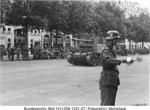 Paris, Champs-Élysées, Wehrmachtsparade