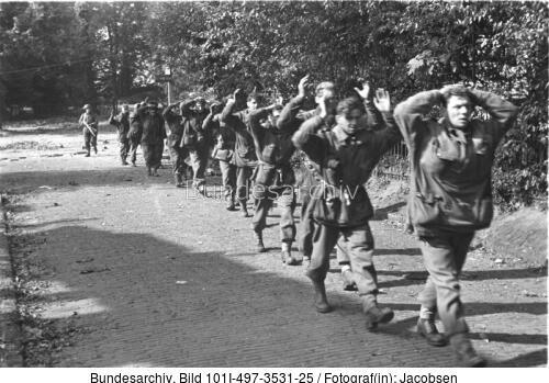 Bei Arnheim/Nymwegen, britische Gefangene