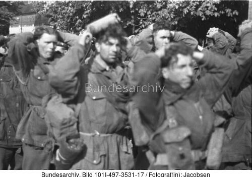 Bei Arnheim/Nymwegen, britische Gefangene