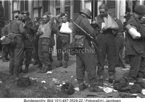 Bei Arnheim/Nymwegen, gefangene Briten
