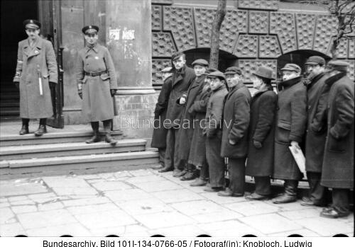 Polen, Ghetto Warschau, Ghettopolizei, Bewohner