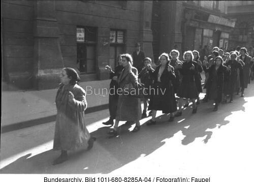 Budapest, Festnahme von Juden