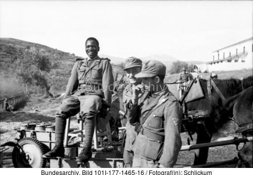Griechenland, Soldaten der "Legion Freies Arabien"