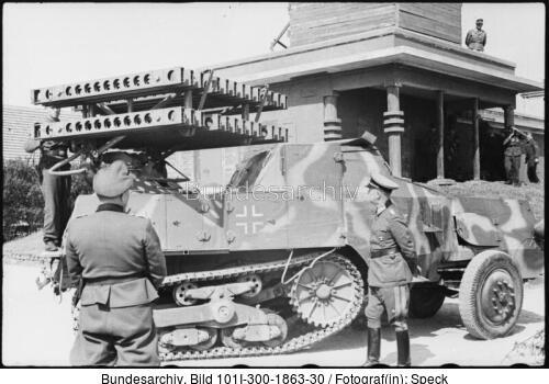Riva-Bella, Waffenvorführung Panzerwerfer