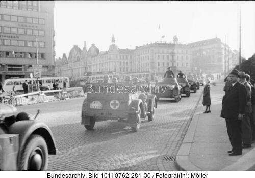 Oslo, deutsche Kfz und Panzer I