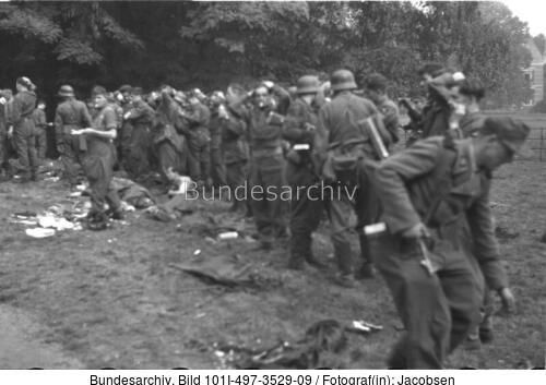 Bei Arnheim/Nymwegen, gefangene Briten