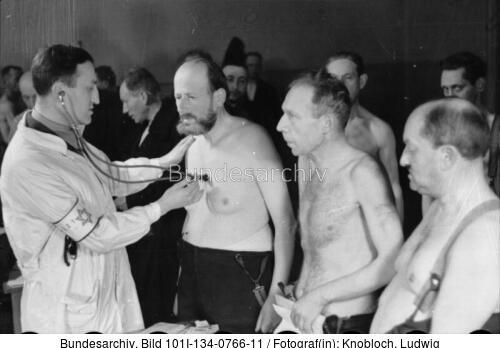 Polen, Ghetto Warschau, ärztliche Untersuchung