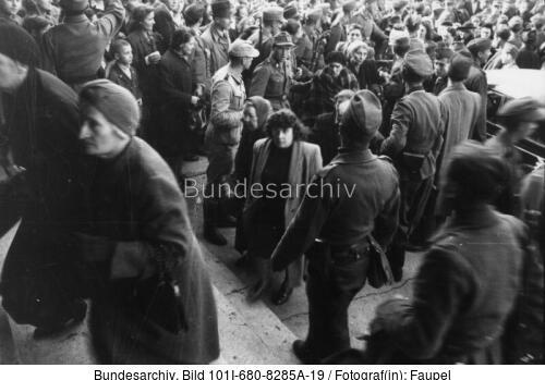 Budapest, Festnahme von Juden