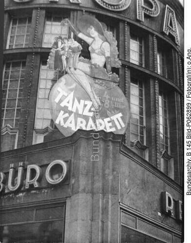 Berlin, Tanzkabarett im Europahaus