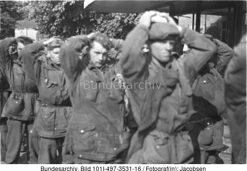 Bei Arnheim/Nymwegen, britische Gefangene