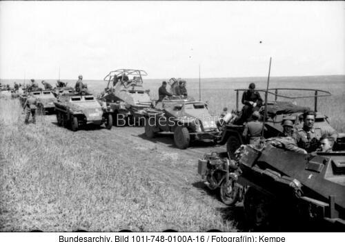 Russland, motorisierte Truppen Div. Großdeutschland
