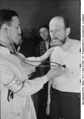 Polen, Ghetto Warschau, ärztliche Untersuchung