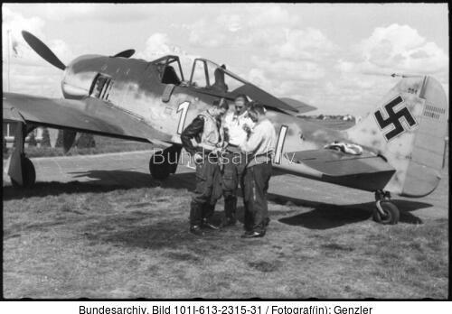 Im Westen, Fw 190