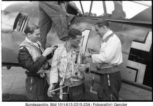 Im Westen Flugzeug Fw 190, Piloten