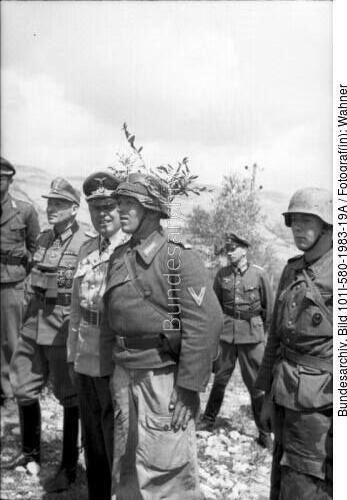 Italien, Truppeninspektion durch Albert Kesselring