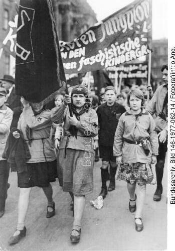 Kommunistische Jugend demonstriert