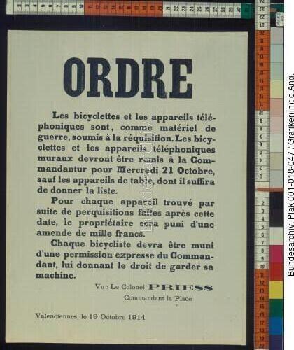 Frankreich, Beschlagnahmungen