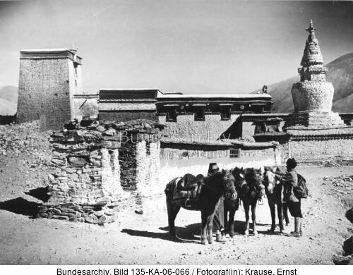 Tibetexpedition, Kloster in Samada