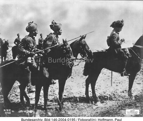 Westfront, indische Kavallerie