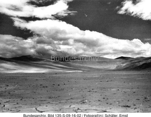 Tibetexpedition, Landschaftsaufnahme, Kalaebene