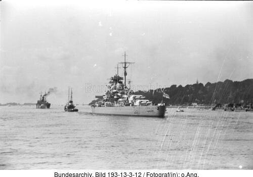 Hamburg, Schlachtschiff Bismarck