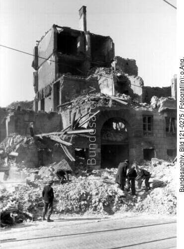 Warschau, zerstörte Gebäude