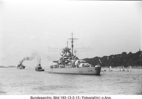 Hamburg, Schlachtschiff Bismarck