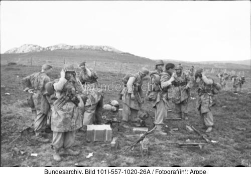 Tunesien, Sidi Nsir, deutsche Soldaten