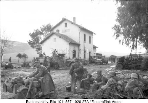 Tunesien, Sidi Nsir, deutsche Soldaten
