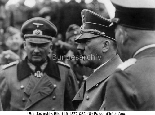 Frankreich, Hans Günther v. Kluge, Adolf Hitler