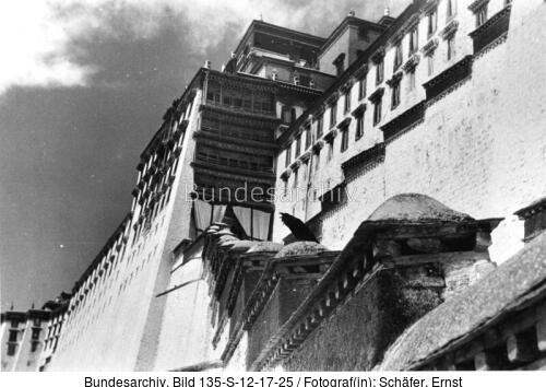 Tibetexpedition, Seitenansicht Potala