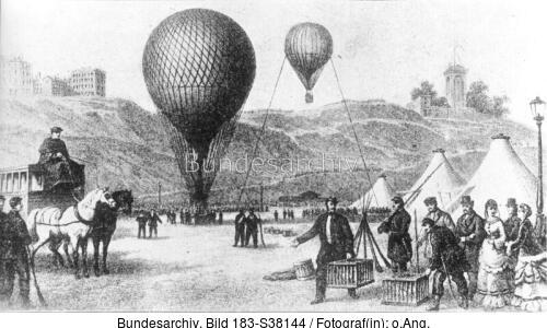 <span class="match">Deutsch-französischer Krieg</span> 1870/71, Ballons