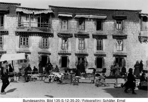 Tibetexpedition, Lhasa, Markt
