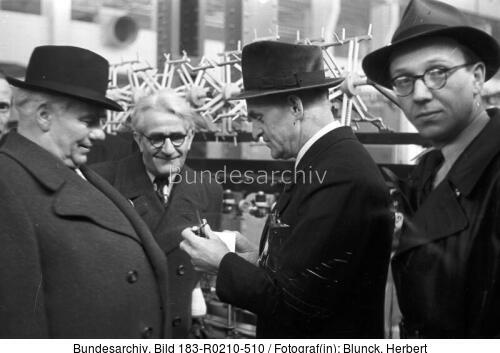 Leipziger Messe, Besuch Wilhelm Pieck