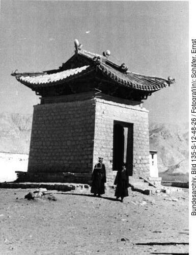 Tibetexpedition, Lhasa, Chinesisches Wachhaus