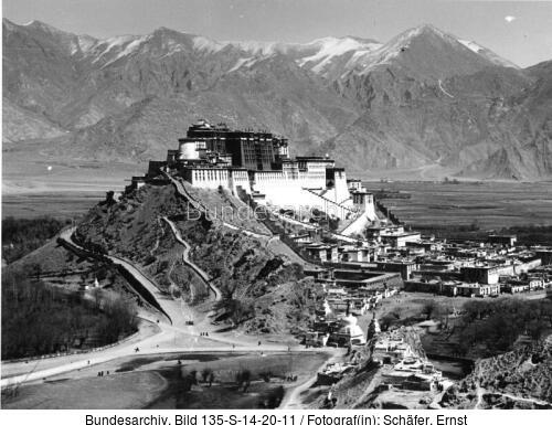 Tibetexpedition, Blick auf Potala