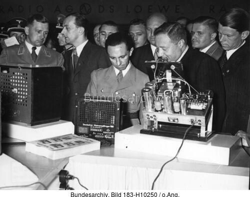 Berlin, Funkausstellung, J. Goebbels, H. Kriegler
