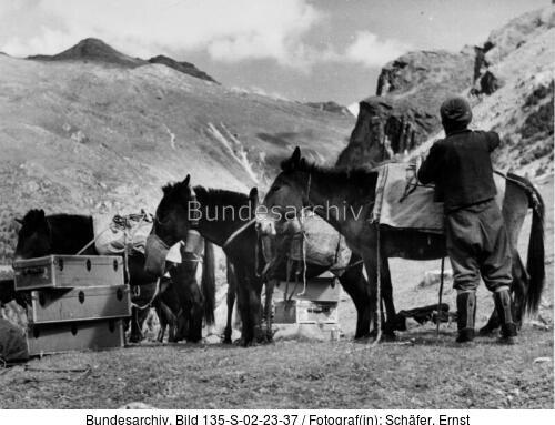 Tibetexpedition, Aufbruch aus Lager