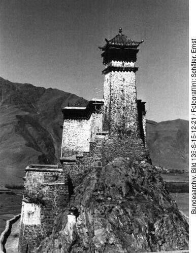 Tibetexpedition, Kloster, Yumbu Lagang