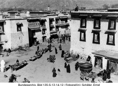 Tibetexpedition, Lhasa, Markt