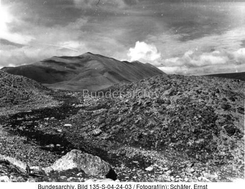 Tibetexpedition, Landschaftsaufnahme