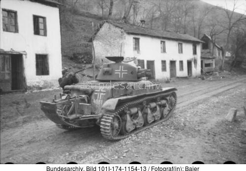 Jugoslawien, französischer Panzer