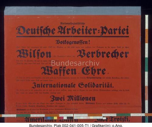NSDAP, Versammlungsaufruf