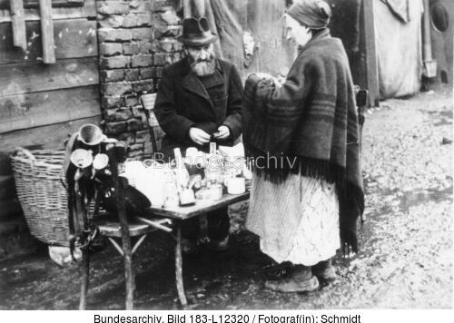 Polen, Ghetto Kutno, Straßenhändler