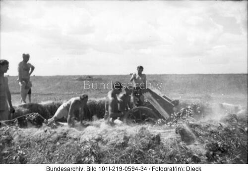 Russland-Mitte/Süd, leichtes Infanteriegeschütz